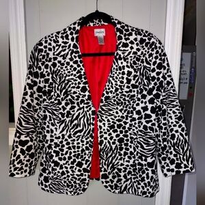 🍄 Animal Print Blazer
